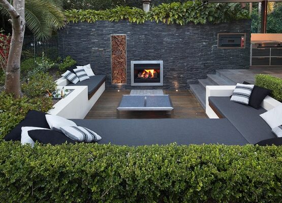 Garden-seat-corner-lounge-furniture-built-in-fireplace
