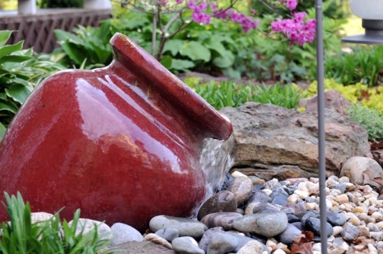 Garden water fountain DIY Building