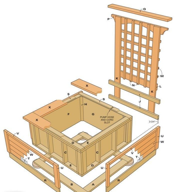 pergola wooden lattice instructions