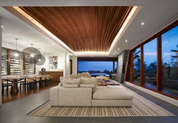 Luxury bamboo living room