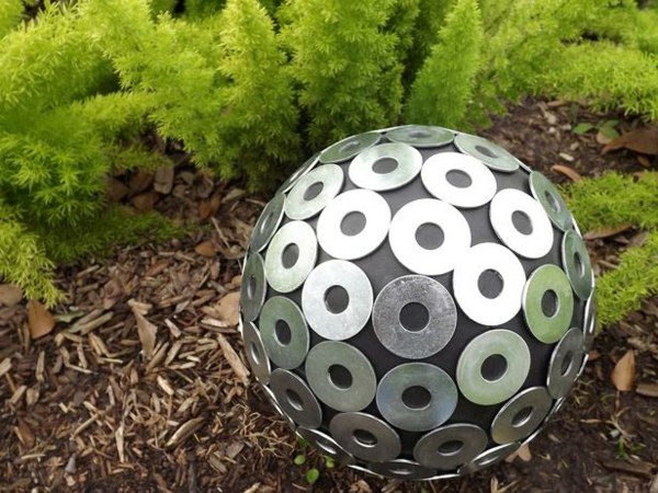 Metal elements garden ideas DIY