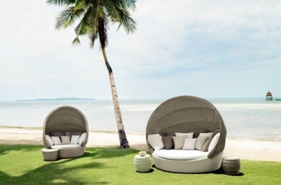 Outdoor lounge rattan furniture