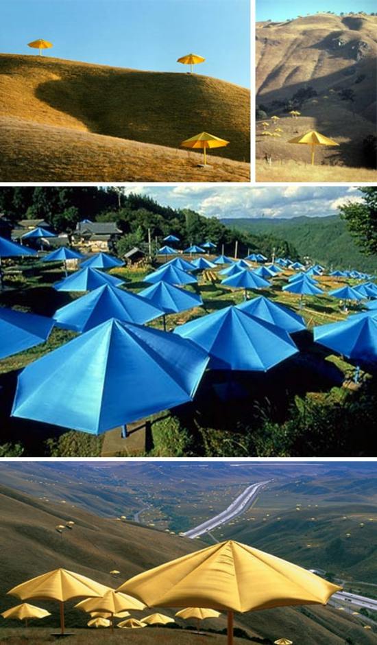 Parasols installation interesting idea