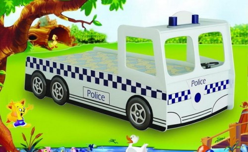 Police car nursery bed design ideas