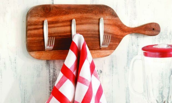 cutting board forks hooks