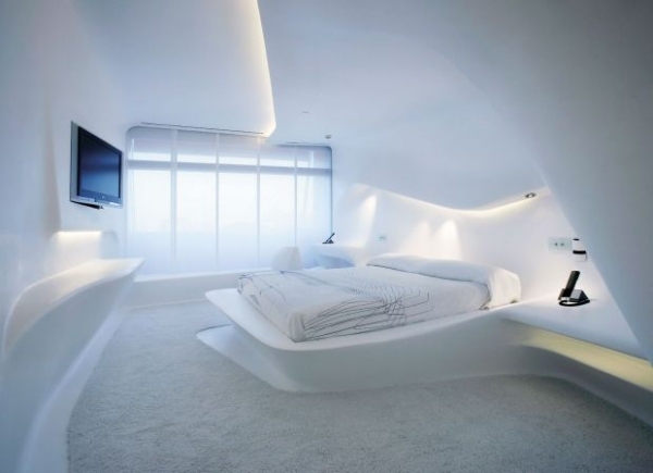 Simple bedroom decorating ideas white minimalist design