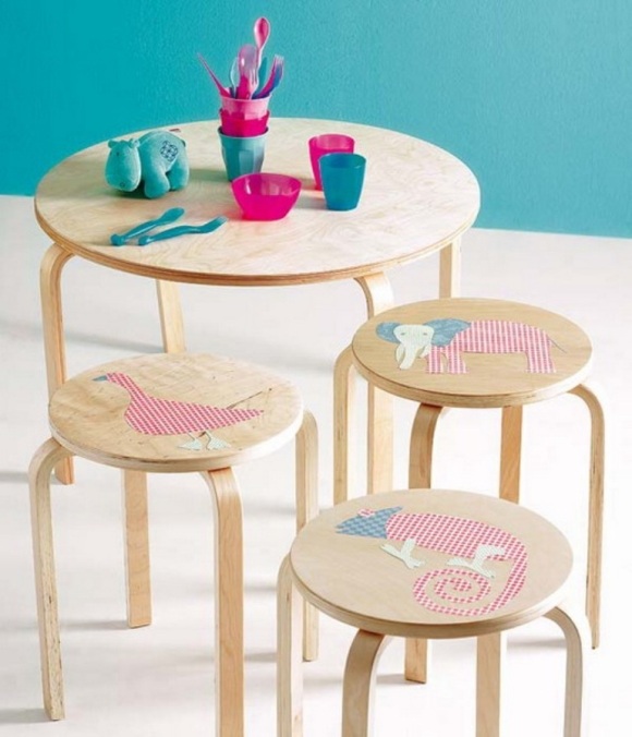 Stool Decorating Childrens Furniture