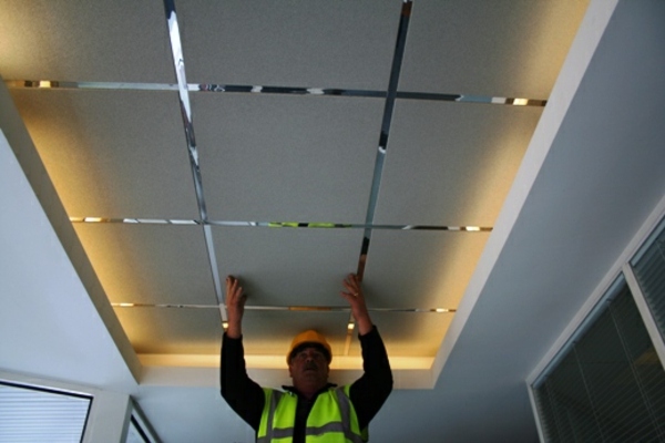Suspended ceiling mounting