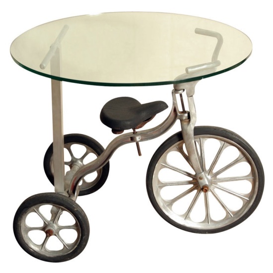  kids bicycle table glass top