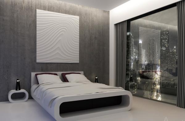 Wall decoration image texture minimalist bedroom