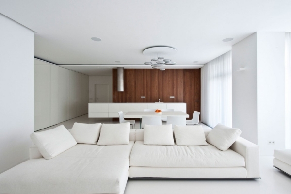 all-white-living-room-interior-design-ideas- wooden paneling