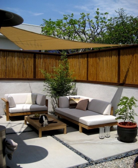 bamboo screens patio wind protection