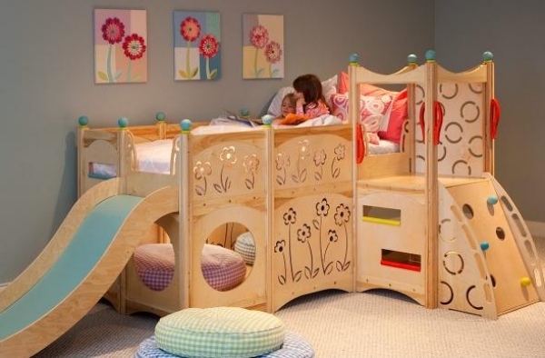 bunk-bed-for-kids-wood-carved-ornaments-slide