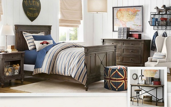 classic teen bedroom interior design