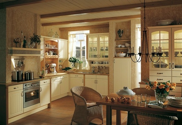 cozy atmosphere country kitchen