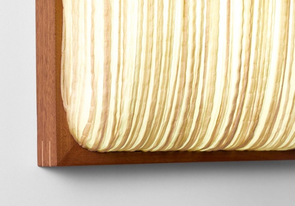 elegant wooden finish-modern-wall-lamps-silk-wood