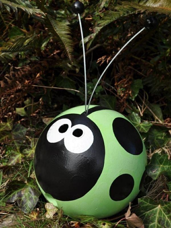 funny garden decoration ladybug figure