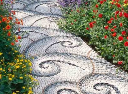 garden-paths-design-Ideas-gravel-path-in-the-garden