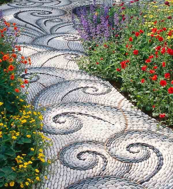 garden paths design Ideas gravel path in the garden