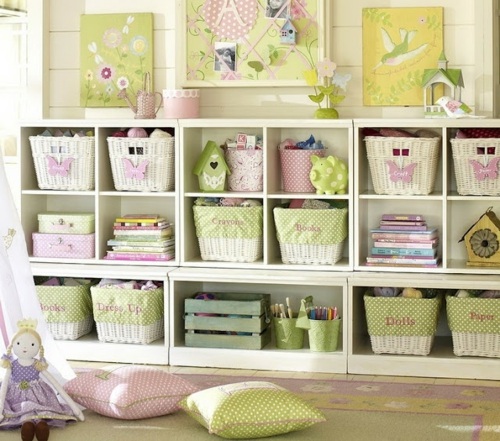 girls green purple color palette cabinet system