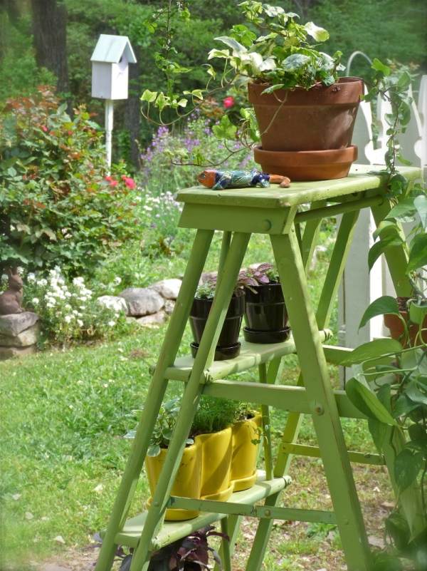 green-ladder-plants-garden-decoration-ideas