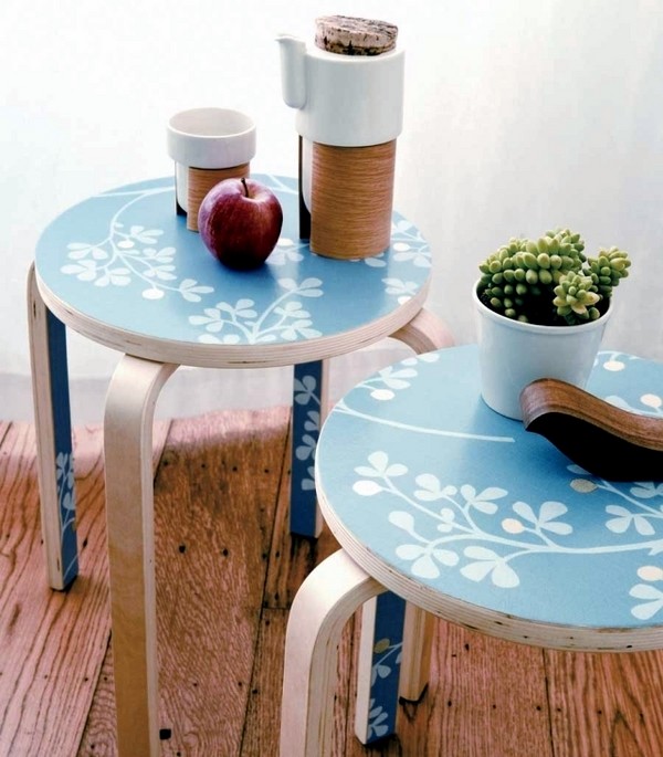 cute side tables old furniture ideas