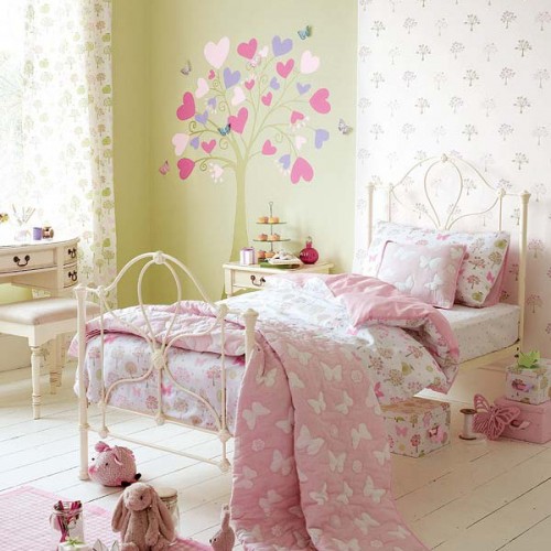  children bedroom design furniture tree hearts 