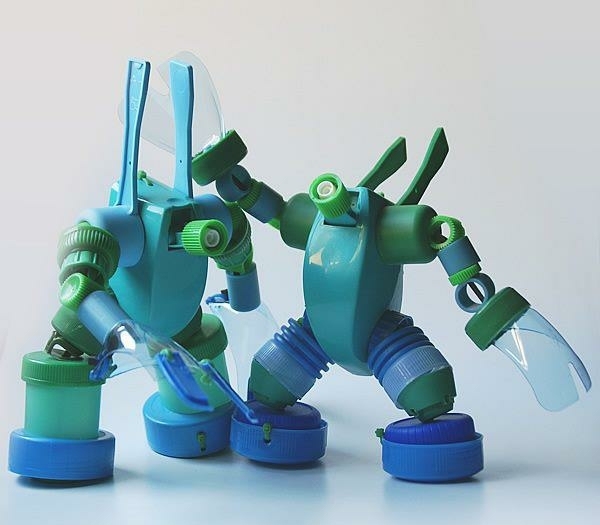 kids toys recycling ideas robots 
