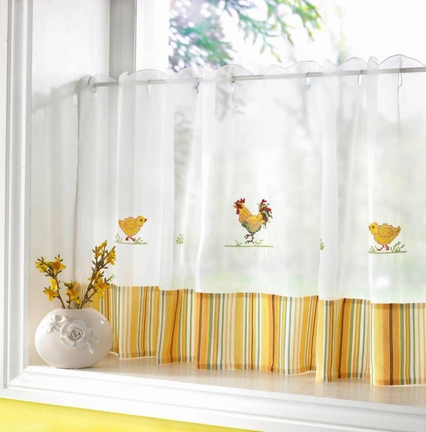 kitchen design ideas window treatment rustic style curtains