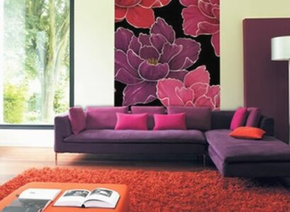 living-room-wallpaper-ideas-purple-floral