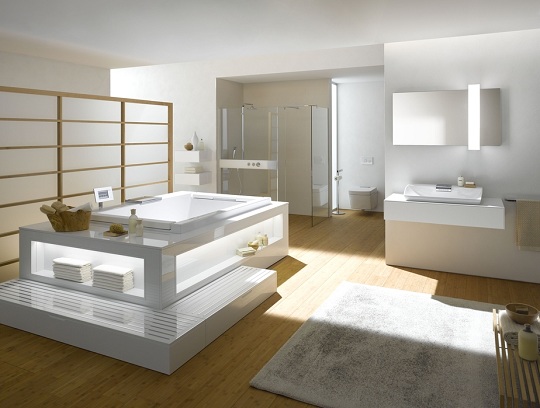 minimalist bathroom design TOTO