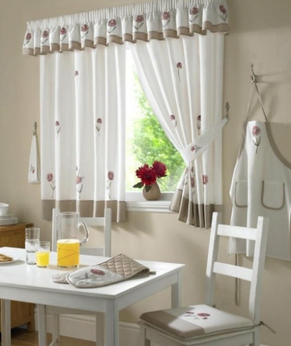 modern curtains kitchen ideas neutral colors