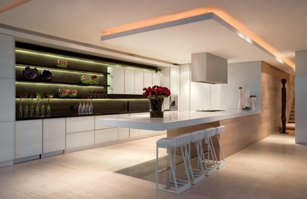 modern-kitchen-open-shelves-suspended ceiling