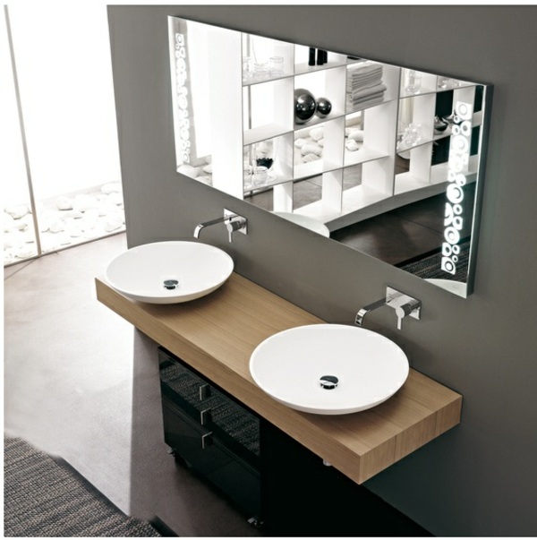 modern washbasin mirror bathroom ideas