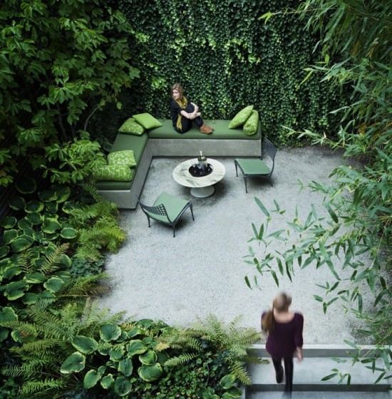 patio ideas privacy wall vertical garden