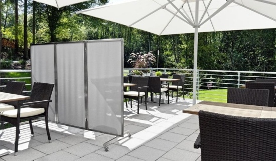 plastic screens patio ideas for wind protection