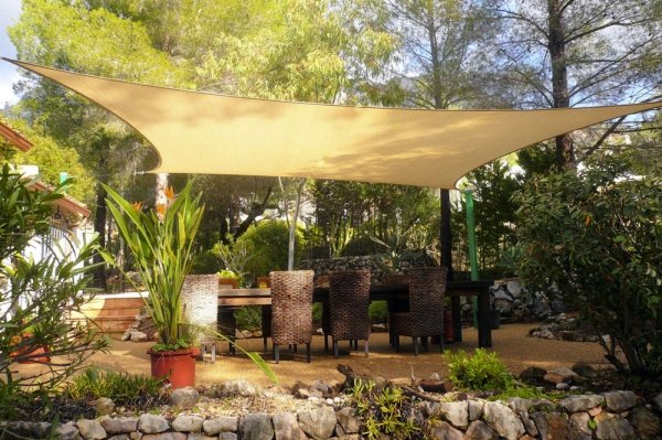rollable Awning design ideas for outdoor area