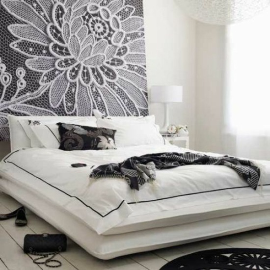 romantic bedroom vintage style lace flower