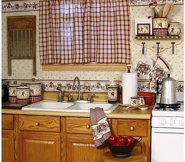 rustic kitchen decoration ideas window curtain ideas