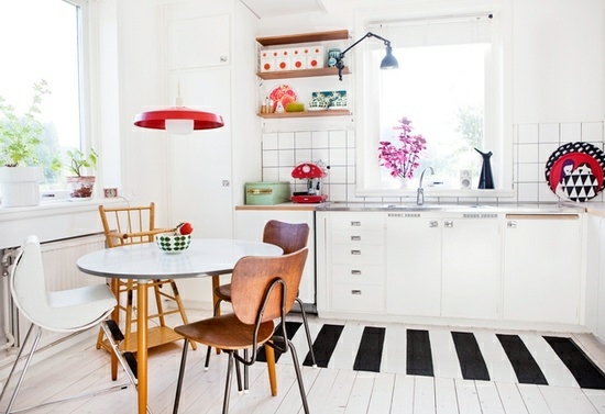 small kitchen Scandinavian style