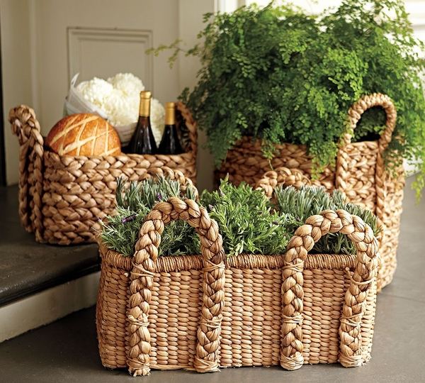 DIY ideas woven baskets