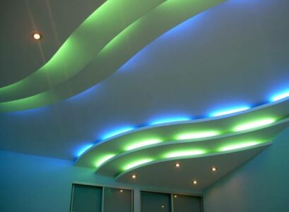 suspended-ceiling-recessed-lighting-interior-design-ideas