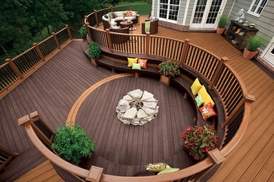 tips for patio deck design Bangkirai wood deck