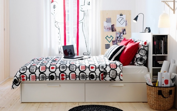 2014 Ikea sets teen ideas colorful accents