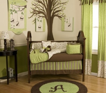Baby-Room-Boy-green-brown-color