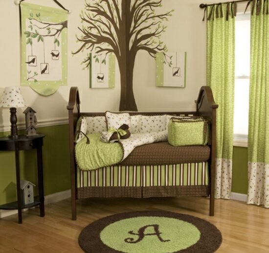 Baby-Room-Boy-green-brown-color