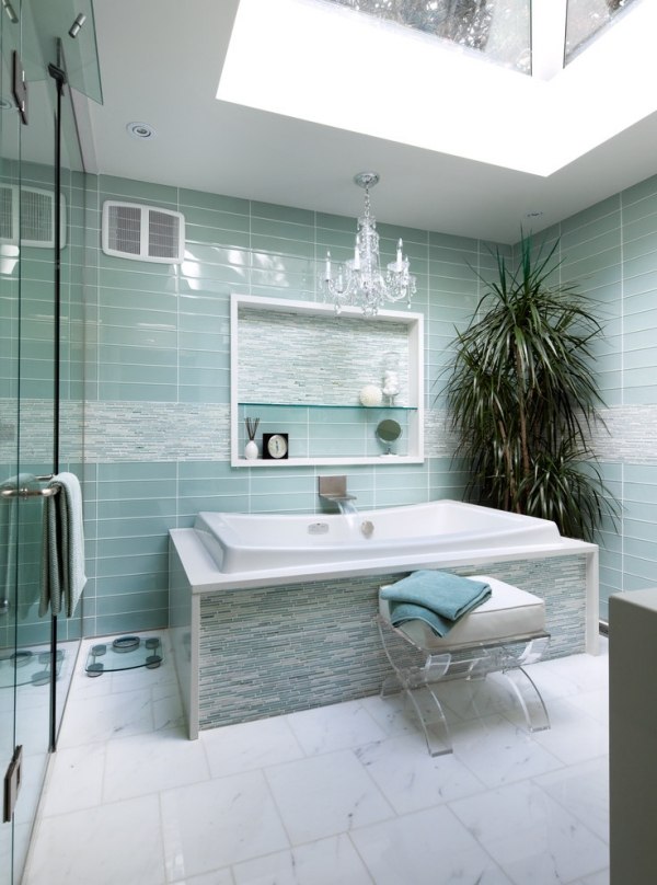 Bathroom tiles ideas skylight
