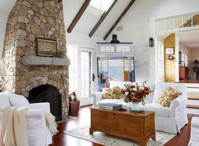 Cotage-living-room-natural-stone-fireplace