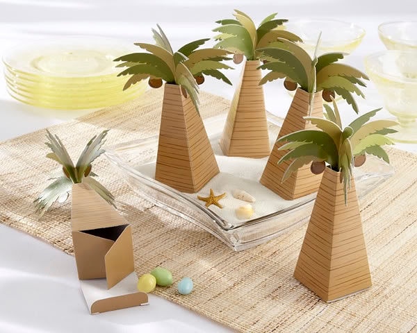 DIY ideas paper crafts candy box ideas palm trees