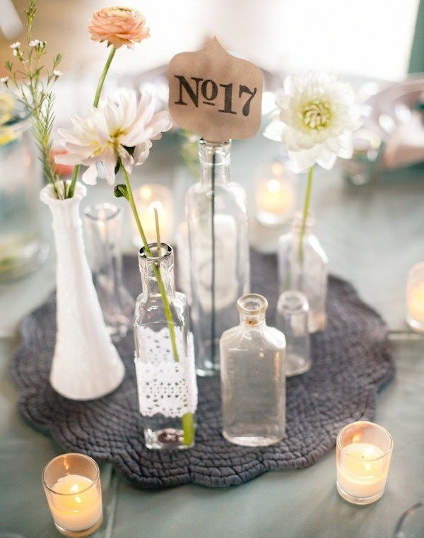 Lanterns Vase beautiful decorating ideas Wedding